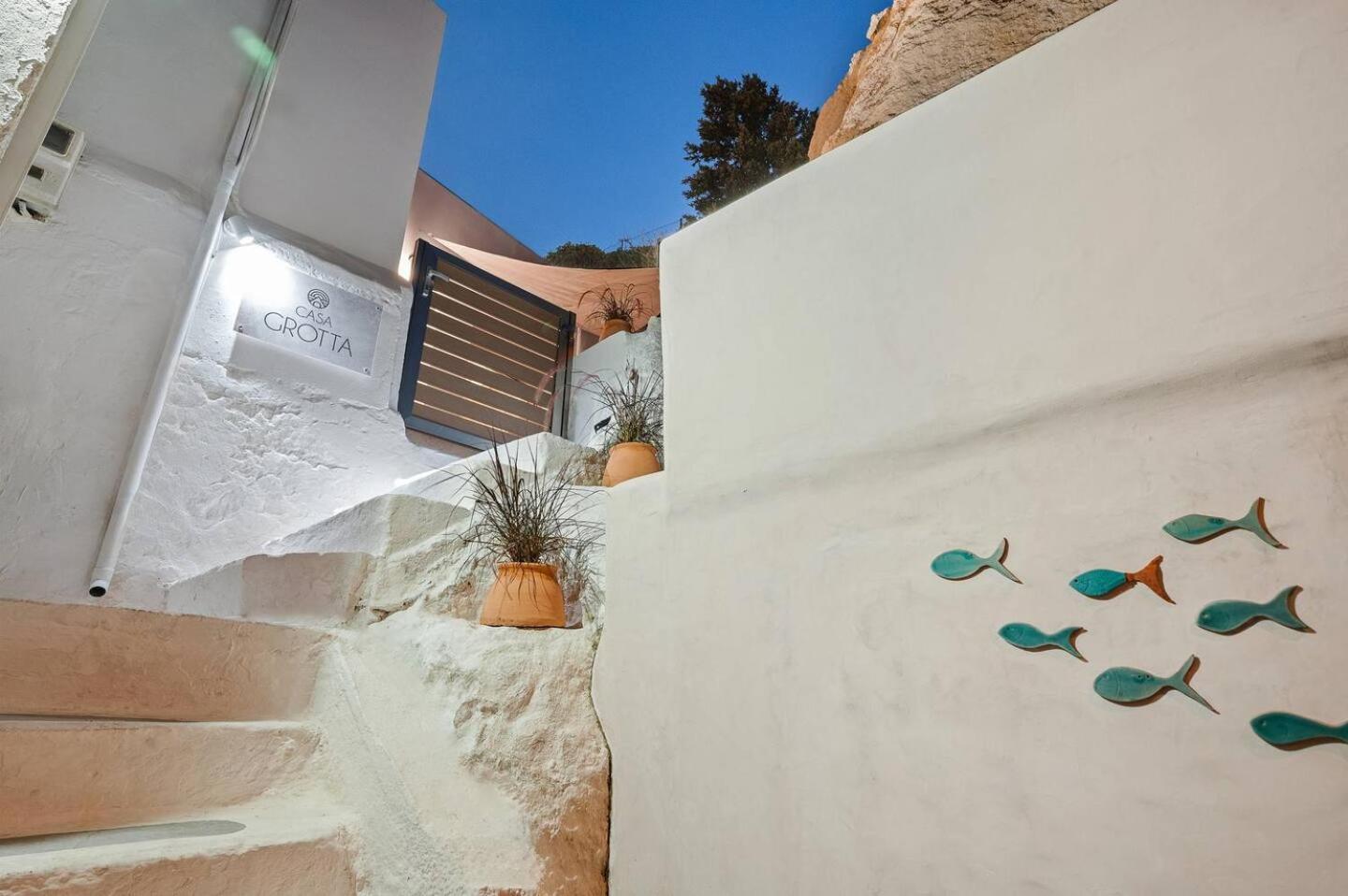 Casa Grotta With Sea & Cave View Matala Exterior foto